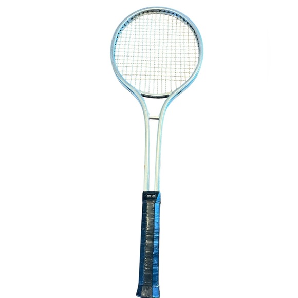 Antique Metal Tennis Racket Add In - Picture 1 of 3